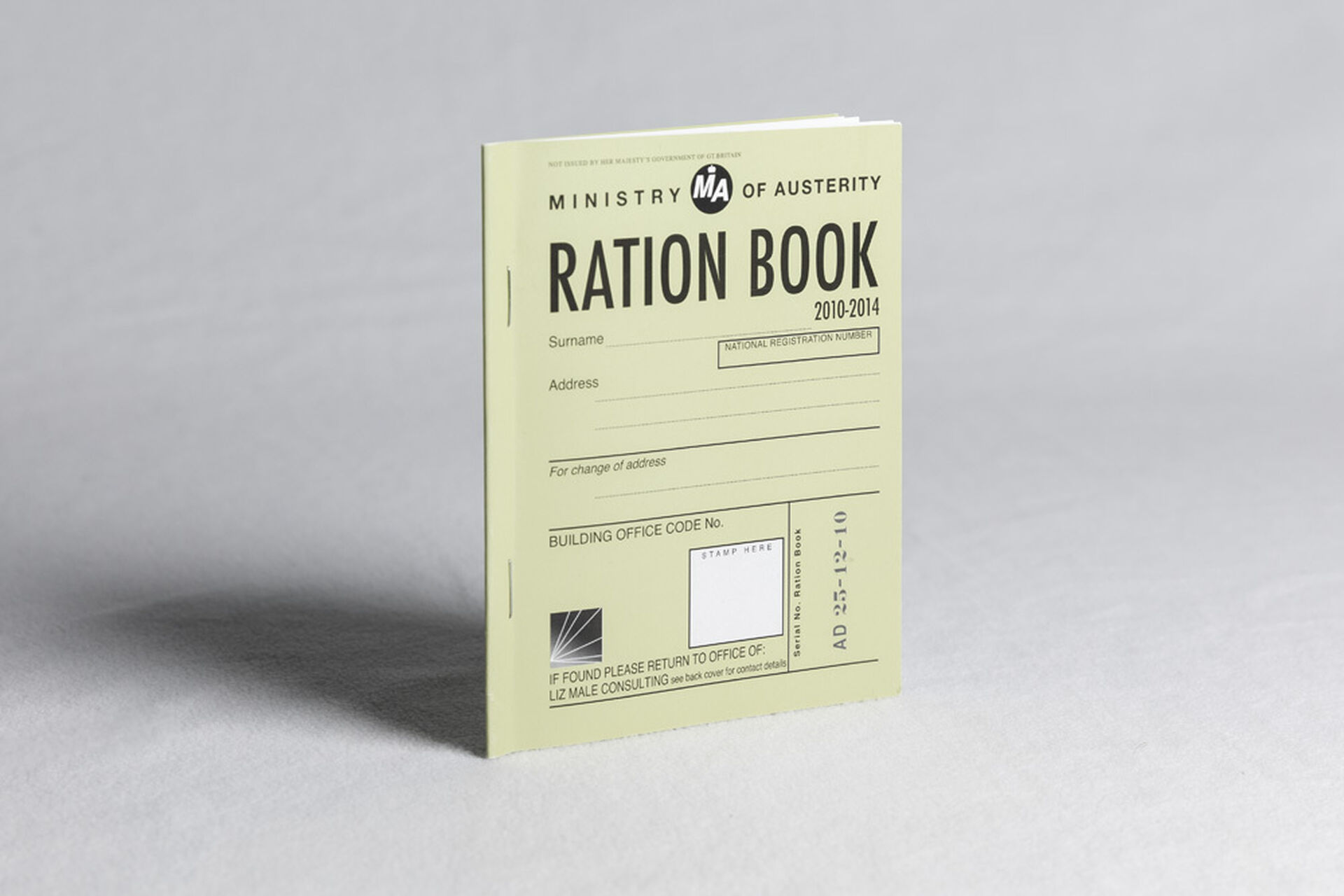 Lmc xmas card ration book 2010