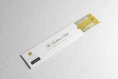 A white product box labeled 