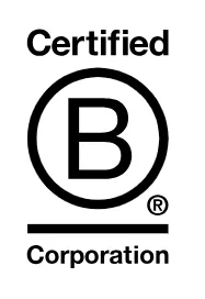 B Corp Certified logo with a capital B inside a circle, indicating Liz Male Consulting's certification as a B Corporation that meets standards for social and environmental performance.