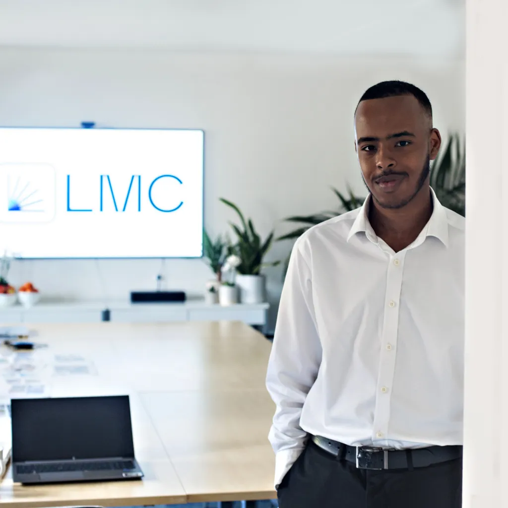 intern pictured at LMC