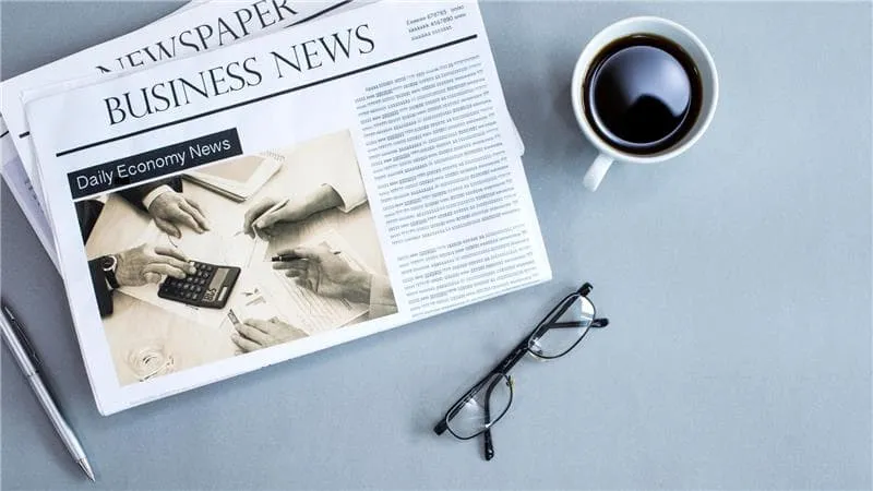 A newspaper with 