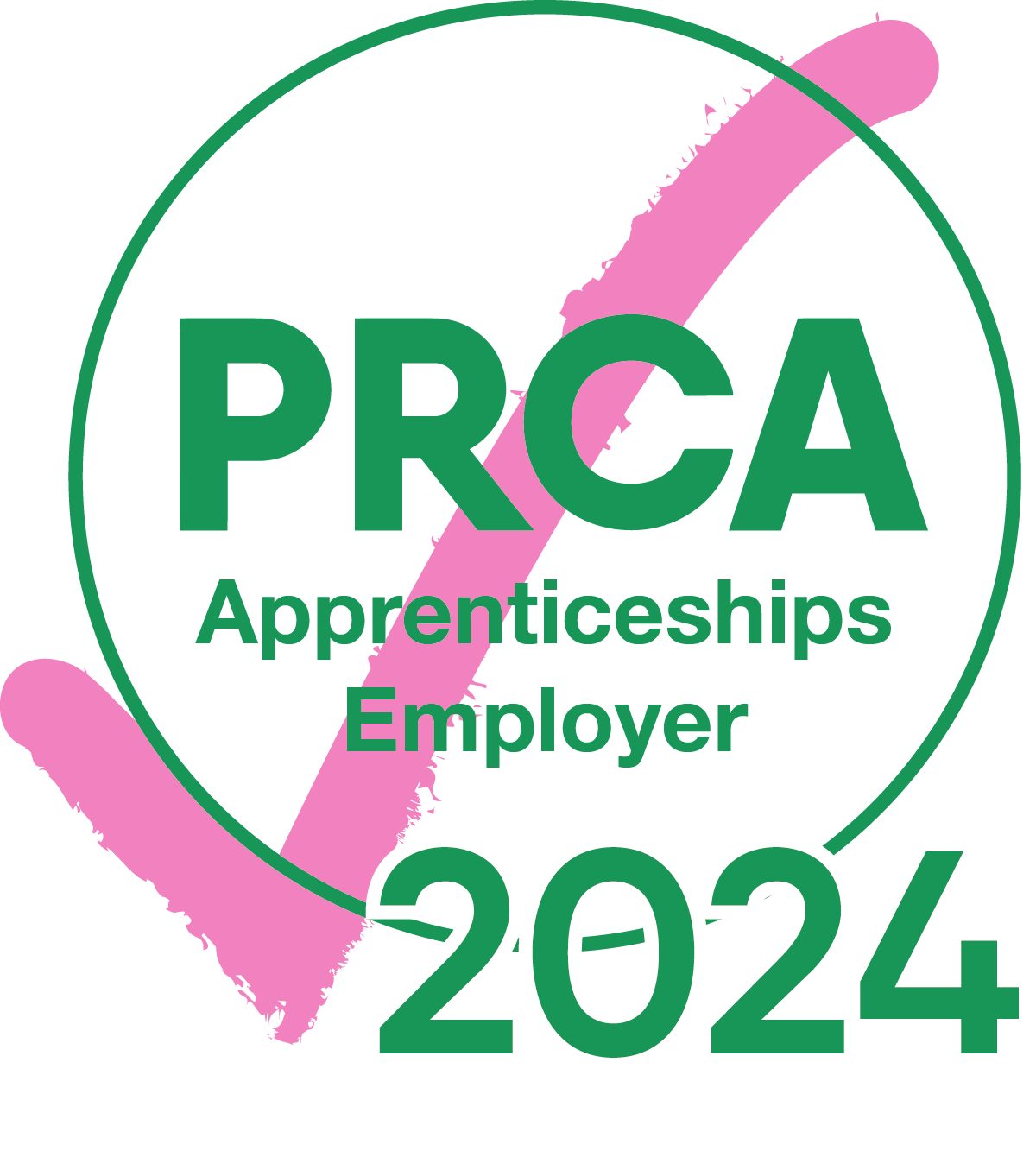 PRCA apprenticeship employer badge 2024